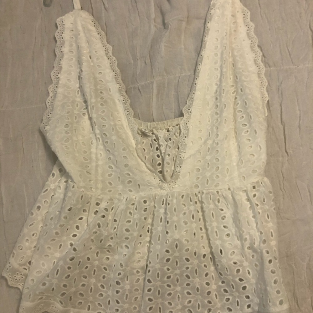 White tank top